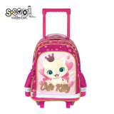 Ghiozdan trolley CUTE KITTY, 38x29x14 cm - S-COOL, S-COOL / OFFISHOP