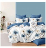 Cumpara ieftin Lenjerie pat dublu,bumbac finet,6 piese,cearceaf normal 220x240cm, cearceaf pilota 200x220cm, 2 fete de perna 50x70, 2 fete de perna 70x70-A1104