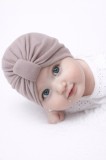 Caciulita gri tip turban (Marime Disponibila: 3-6 luni (Marimea 18