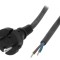 Cablu 2x1,5mm2 3m negru