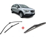 Cumpara ieftin Set 3 stergatoare OPEL CROSSLAND X / CROSSLAND (P17, P2QO) 2017 - 2019, pentru parbriz si luneta, Valeo Silencio