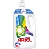 Detergent de rufe lichid Ariel Touch Of Lenor Color, 80 spalari, 4L