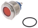Lampa LED control roșie 24V &Oslash;22mm