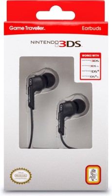 Casti / Earbuds Game Traveller , Nintendo 3DS - Negre - 0663293105793 foto