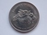 25 PENCE 1977 GUERNSEY-COMEMORATIVA-UNC, Europa