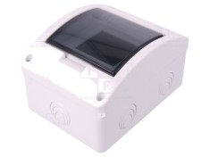Carcasă modulară albă IP40, 5 module