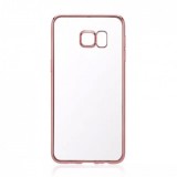 Husa E-TPU pentru Samsung J5 2015, silicon, margine rose gold