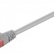 Cablu UTP CAT6 1.5m patch cord CCA neecranat RJ45 x2 gri Goobay