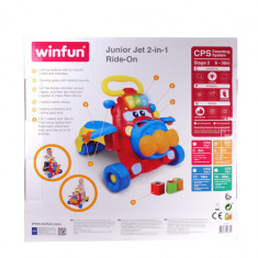 Jucarie junior ride-on Winfun jet 2 in 1