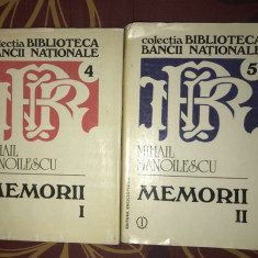 Memorii / Mihail Manoilescu 2 volume