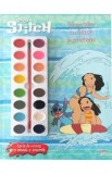 Disney: Stitch. Sa pictam cu Stitch si prietenii. Carte de colorat cu pensula si acuarele