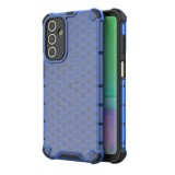 Husa antisoc compatibila samsung galaxy a15, honeycomb airbag, albastru