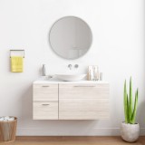 Oglinda de perete rotunda Modugno 40 cm alb [en.casa] HausGarden Leisure