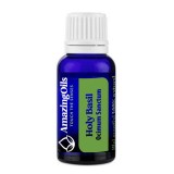 BUSUIOC SFANT-Ulei esential 100% pur-HOLY BASIL OIL (Ocimum sanctum) 15 ml, Amazingoils TOUCH THE SENSES