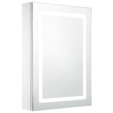 Cumpara ieftin Dulap de baie cu oglinda si LED-uri, 50 x 13 x 70 cm