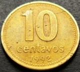 Cumpara ieftin Moneda 10 CENTAVOS - ARGENTINA, anul 1992 * cod 2046 B, America Centrala si de Sud