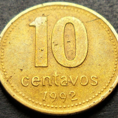 Moneda 10 CENTAVOS - ARGENTINA, anul 1992 * cod 2046 B