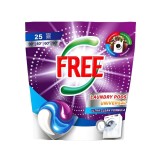 Detergent de rufe, capsule, Free universal, 25 de spalari