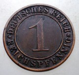 B.292 GERMANIA WEIMAR 1 REICHSPFENNIG 1936 A