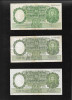 Rar! Set Argentina 3 x 50 pesos 1952(69) semnaturi diferite, America Centrala si de Sud