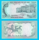 Vietnam Sud (p#30) 50 Dong 1972 UNC &#039;Cai&#039; serie: 782836
