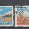 ROMANIA 1956 LP 424 POSTA AERIANA VEDERI SERIE STAMPILATA