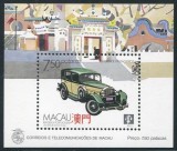 Macau 1988 - Masini de epoca, colita neuzata