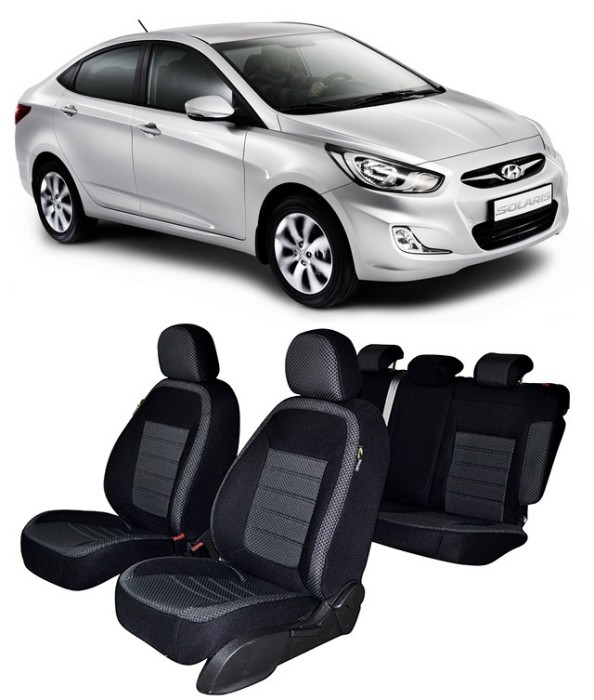 Set huse scaune dedicata HYUNDAI ACCENT Solaris 2010-2015