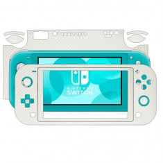 Folie Skin Compatibila cu Nintendo Switch Lite - ApcGsm Wraps Carbon White foto