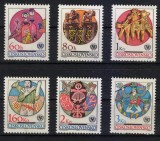 Cehoslovacia 1971 - Arta populara, serie neuzata