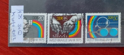 TS21 - Timbre serie DDR - 1975 Mi2090-92 foto