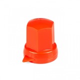 Capace TIR cu indicator pentru șuruburi 32 mm ROȘU (9 buc)