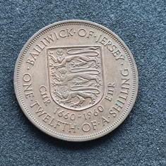Bailiwick of Jersey 1/12 shilling 1960