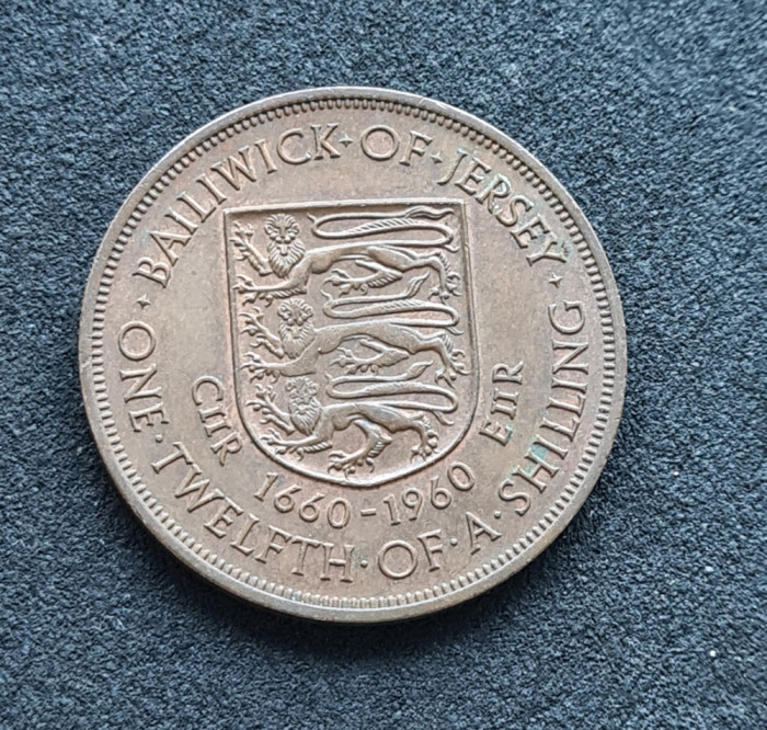 Bailiwick of Jersey 1/12 shilling 1960