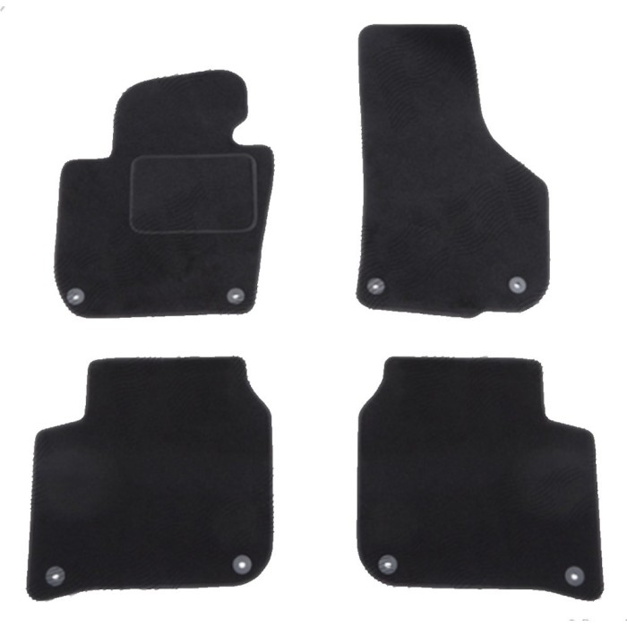 Set covorase auto mocheta Velor SKODA SUPERB (3T), 06.2008-07.2015, negru,