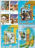 bnk cp Romania - lot 28 felicitari sarbatori - marca fixa