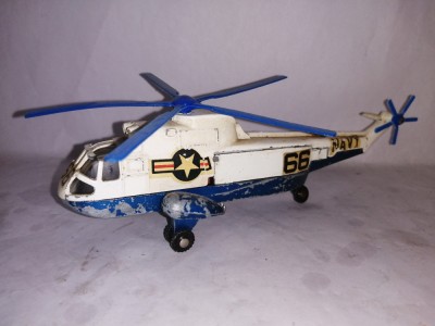 bnk jc Dinky 724 Sea King Helicopter - complet - functional foto