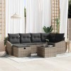 VidaXL Set de canapele pentru grădină 7 pcs Gri 55 x 62 x 69 cm 3360620