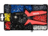 YATO Cleste sertizare cu 1200 pini, 0.25-10 mmp, cutie organizatoare