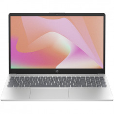 Laptop HP 15-fc0032nq cu procesor AMD Ryzen™ 3 7320U pana la 4.10 GHz, 15.6, Full HD, 8GB DDR5, 256GB SSD, AMD Radeon™ Graphics, Free DOS, Natural Sil