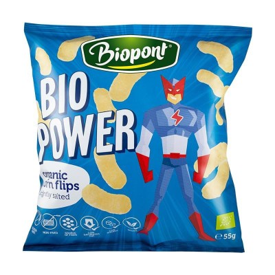 Pufuleti Usor Sarati Eco 55 grame Biopont foto