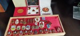 Lot insigne,medalii pompieri romania