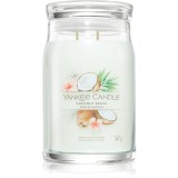 Yankee Candle Coconut Beach lum&acirc;nare parfumată Signature 567 g