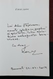 Jup&acirc;nii - d&#039;istrati Contine dedicatie, data si semnatura autorului.