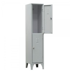 VESTIAR METALIC CU PICIOARE SI 2 USI 113/02, 350x350x1800 mm (LxlxH), Italia