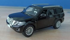 Macheta Nissan Patrol MK6 Y62 2016 negru - Tayumo 1/32