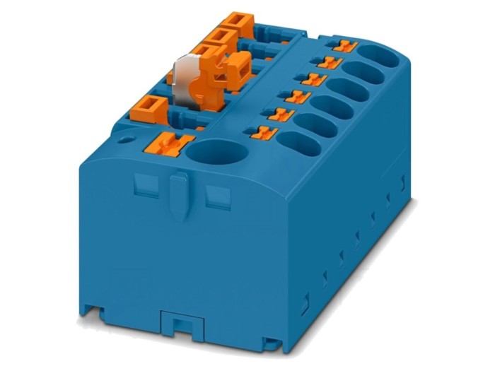 Conector de șine 20A, 400V, push-in