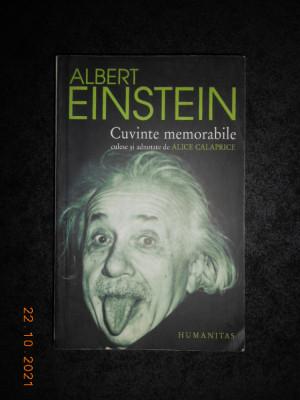 ALBERT EINSTEIN - CUVINTE MEMORABILE foto