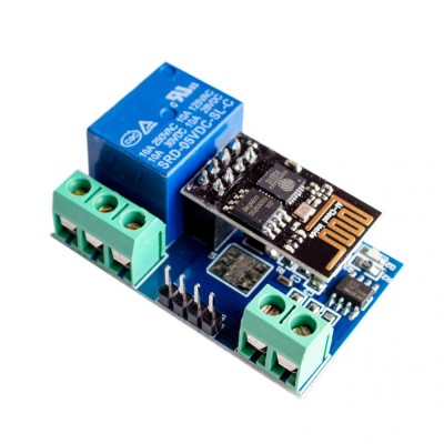 Modul cu 1 releu 5V, relay Arduino Wemos D1 Mini ESP8266 ESP-01 (r.2233P) foto