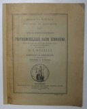 VIATA SI ACTIVITATEA LITERARA PROTOSINGHELULUI NAUM RIMNICENU de CONSTANTIN ERBICEANU cu raspuns de DIMITRIE A. STURDZA 1900